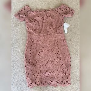 !!!3 FOR $20!!!Pink formal off the shoulder dress